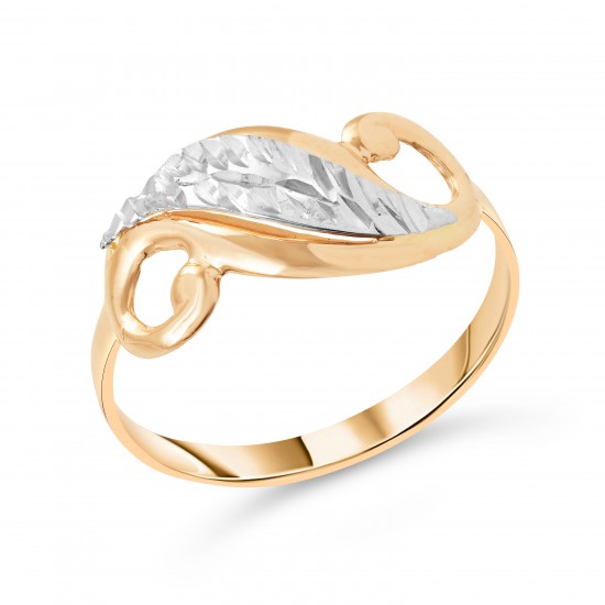 Золотое кольцо с цирконием арт. 010222.11.18