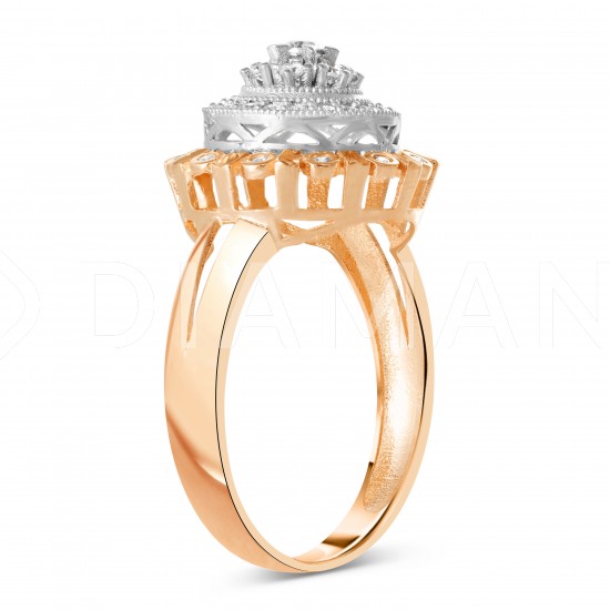 Золотое кольцо с цирконием арт. 021221.10.28