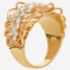 Золотое кольцо с цирконием арт. 040821.05.04