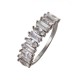 Серебряное кольцо: размер 18, вес 2.49 гр.