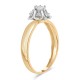 Золотое кольцо с цирконием арт. 041221.10.22-30k
