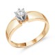 Золотое кольцо с цирконием арт. 041221.10.24-22k
