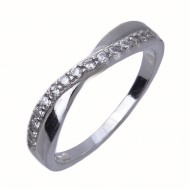 Серебряное кольцо, размер: 16,  вес: 1.76 гр.