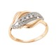 Золотое кольцо с цирконием арт. 061221.10.22-324k