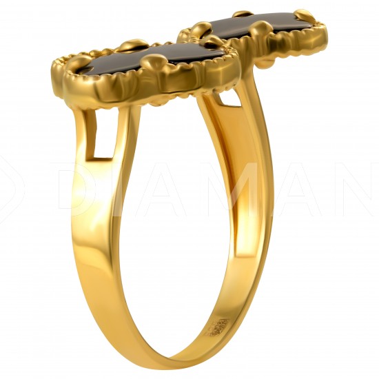 Золотое кольцо с цирконием арт. 071021.08.06