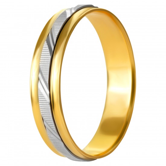 Золотое обручальное кольцо, арт. 071021.08.10