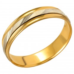 Золотое обручальное кольцо, арт. 071021.08.10