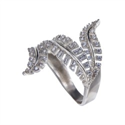 Серебряное кольцо: размер 18.5, вес 3.90 гр.