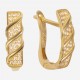 Золотые серьги с цирконием, арт. 080421.03.03