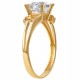 Золотое кольцо с цирконием арт. 081021.08.13