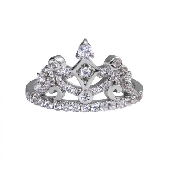 Серебряное кольцо: размер 17, вес 3.22 гр.
