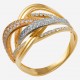 Золотое кольцо с цирконием арт. 090821.05.02