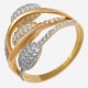 Золотое кольцо с цирконием арт. 090821.05.03