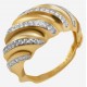 Золотое кольцо с цирконием арт. 090821.05.04