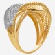 Золотое кольцо с цирконием арт. 090821.05.09