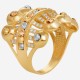 Золотое кольцо с цирконием арт. 090821.05.18