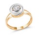 Золотое кольцо с цирконием арт. 091221.10.24-90k