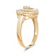 Золотое кольцо с цирконием арт. 091221.10.26-158k