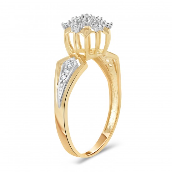 Золотое кольцо с цирконием арт. 101221.10.24-36