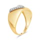 Золотое кольцо с цирконием арт. 111221.10.28-318