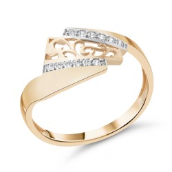 Золотое кольцо с цирконием арт. 131221.10.17-257
