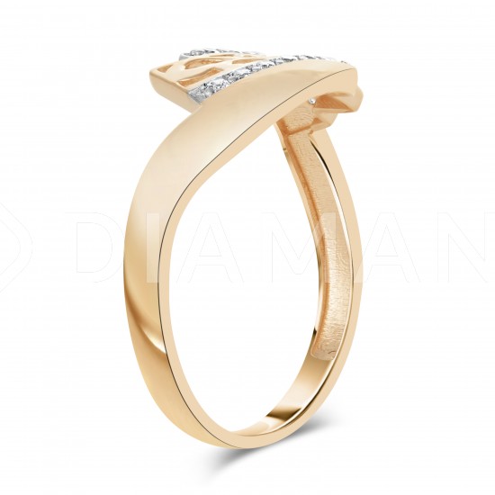 Золотое кольцо с цирконием арт. 131221.10.17-257