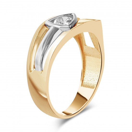Золотое кольцо с цирконием арт. 131221.10.27-193