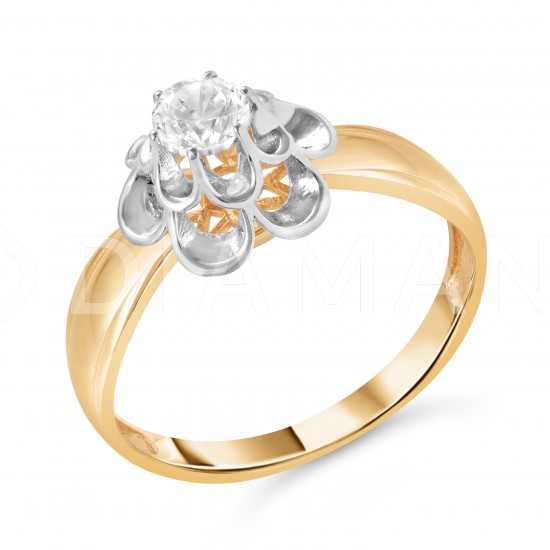 Золотое кольцо с цирконием арт. 131221.10.29-244