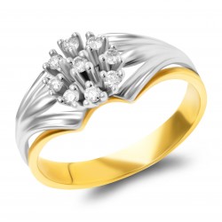 Золотое кольцо с бриллиантом арт. 141021.07.17