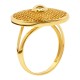 Золотой комплект, кольцо, серьги и кулон, арт. 150621.04.01