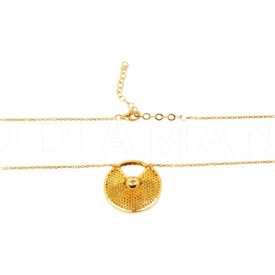 Золотой комплект, кольцо, серьги и кулон, арт. 150621.04.01