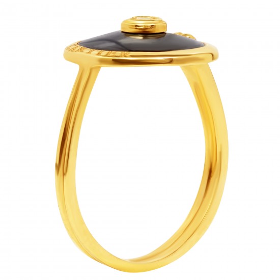 Золотой комплект, кольцо, серьги и кулон, арт. 150621.04.02