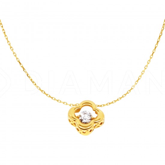Золотой комплект, кольцо, серьги и кулон, арт. 150621.04.03