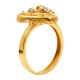 Золотой комплект, кольцо и серьги, арт. 150621.04.15