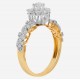 Золотое кольцо с бриллиантом, арт. 160421.04.13