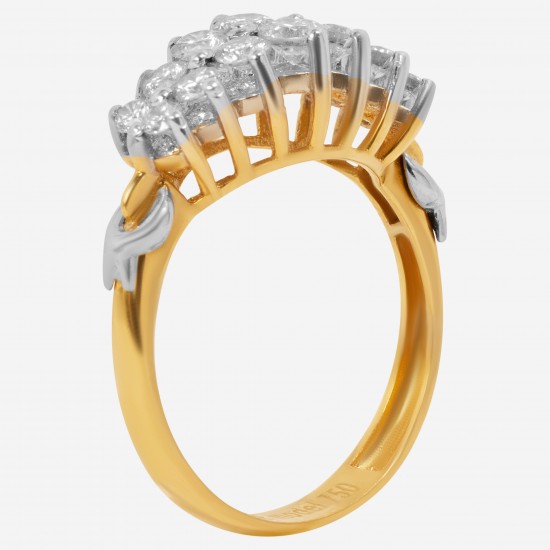 Золотое кольцо с бриллиантом, арт. 160421.04.22