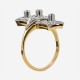 Золотое кольцо с бриллиантом, арт. 170421.04.07