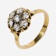 Золотое кольцо с бриллиантом, арт. 170421.04.14