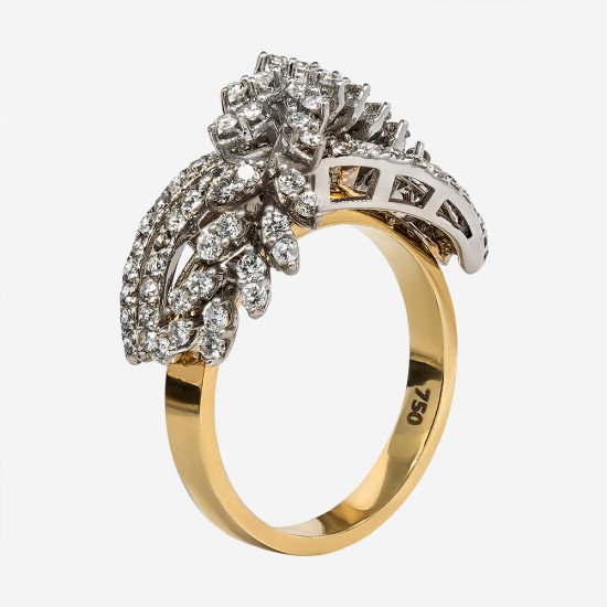 Золотое кольцо с бриллиантом, арт. 170421.04.20