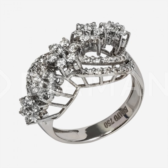 Золотое кольцо с бриллиантом, арт. 170421.04.23