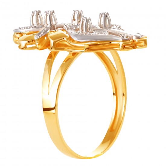 Золотое кольцо с цирконием арт. 171021.09.01.tk-253