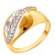 Золотое кольцо с цирконием арт. 171021.09.02.tk-252