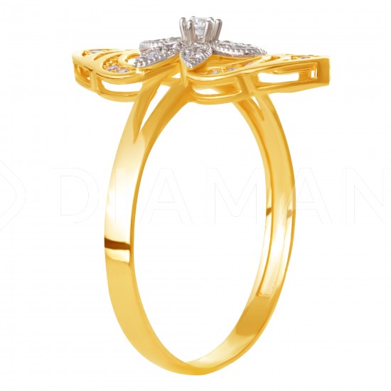 Золотое кольцо с цирконием арт. 171021.09.05.tk-251