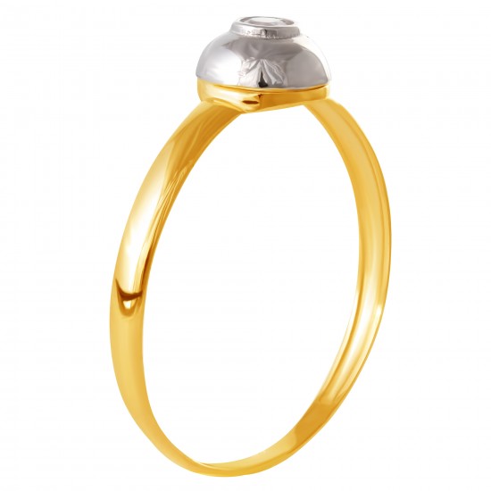 Золотое кольцо с цирконием арт. 171021.09.14.tk-246