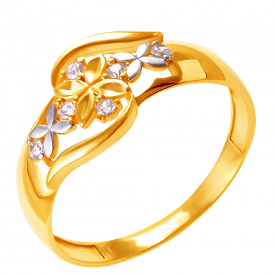 Золотое кольцо с цирконием арт. 171021.09.19.tk-250