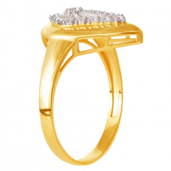 Золотое кольцо с цирконием арт. 171021.09.20.tk-192