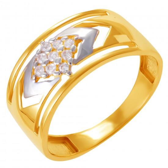 Золотое кольцо с цирконием арт. 171021.09.23.tk-248