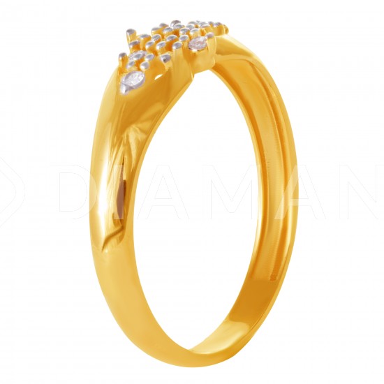 Золотое кольцо с цирконием арт. 171021.09.25.tk-245