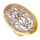 Золотое кольцо с цирконием арт. 171021.09.29.пе-25