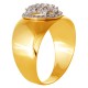 Золотое кольцо с цирконием арт. 171021.09.35.пе-40